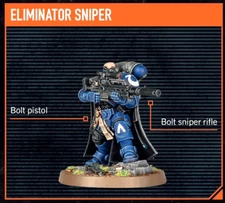 Eliminator Sniper Kill Team Starter Set Space Marines Heroes Warhammer 40K