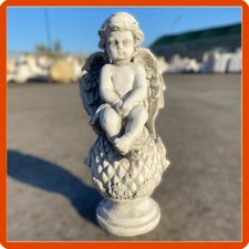 Statua da per giardino in pietra cemento polvere di marmo scultura angelo putto