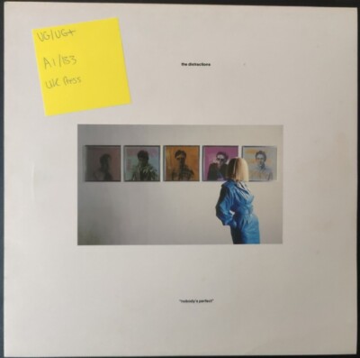 The Distractions Nobody's Perfect Vinyl Record VG/VG+ ILPS9604 1980 