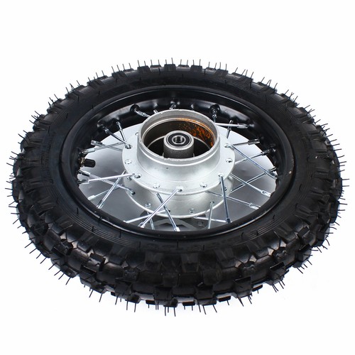 10" Rear Wheel Rim Tire 2.50-10 & Drum Brake For Pit bike CRF50 DRZ70 50cc-110cc - Afbeelding 2 van 10