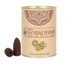 Tube of Goloka Sandalwood Backflow Cones