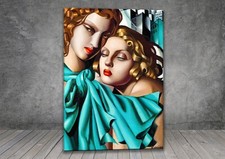 Tamara de Lempicka Les jeunes Filles LEINWAND GEM&Auml;LDE KUNSTDRUCK POSTER 1300