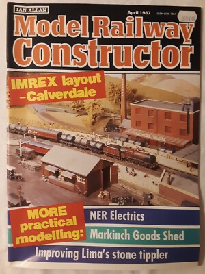 Model Railway Constructor #635 Apr 1987 FREE SHIPPING British bogie coaches NEW
