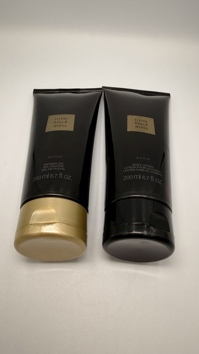 avon little black dress body lotion Avon Little Black Dress Body Lotion + Shower Gel Set 6.7 fl oz New