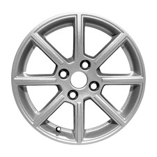 16x6.5 8 Spoke Refurbished Aluminum Wheel Painted Sparkle Silver 560-10009 16x6.5 8 Spoke Refurbished Aluminum Wheel Painted Sparkle Silver 560-10009