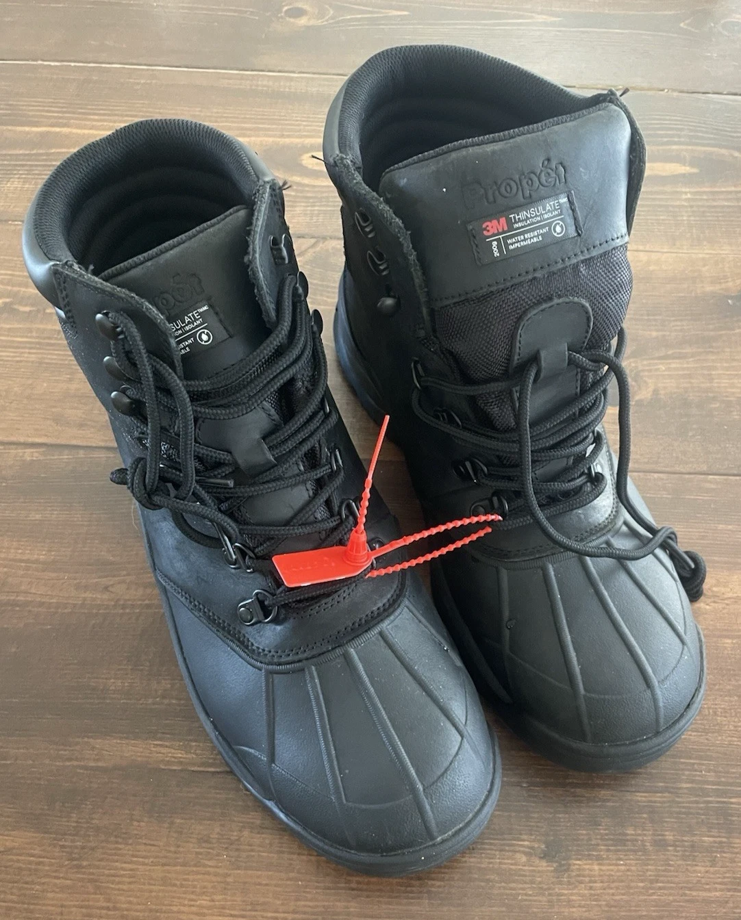 Propet Men's Blizzard Mid Lace Waterproof Boot Size 13E Black M3789*