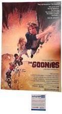 Jeff Cohen Signed The Goonies Chunk 27x40 Movie Poster ACOA
