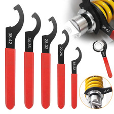 5x Coilover Spanner Wrench Set Adjustable C-shape Shock Spanner Hook Wrench Tool 5x Coilover Spanner Wrench Set Adjustable C-shape Shock Spanner Hook Wrench Tool