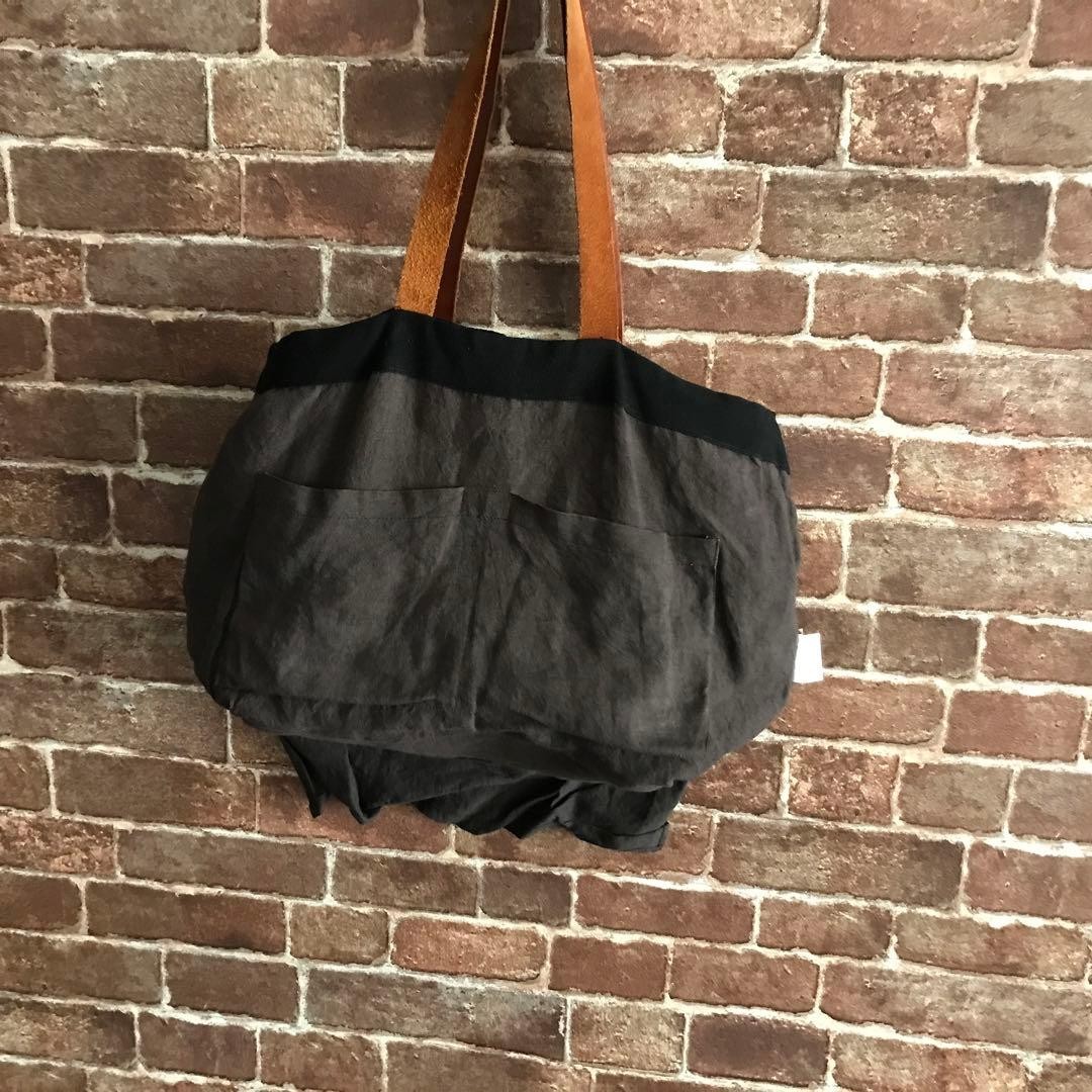 mina perhonen Patchwork Tote Bag Multi-Color Leat… - image 13