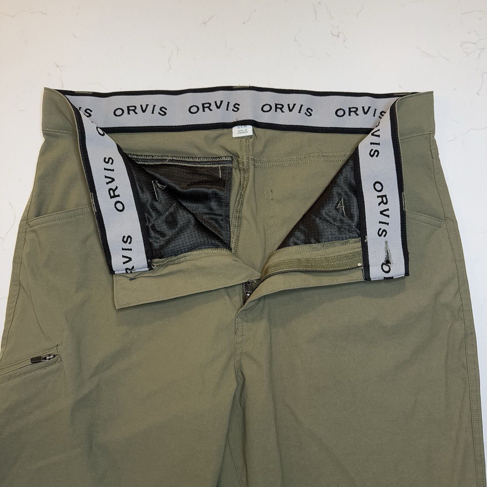 Orvis Performance Tech Pants Stretch Lightweight … - image 3