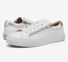 Taos Footwear Z Soul Lux White/Silver Size 9 New in Box $160