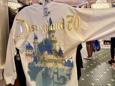 Disneyland 70 Size XL Spirit Jersey Cream with Gold Glitter