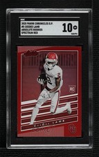 2020 Chronicles Draft Picks Absolute Rookies Spectrum Red CeeDee Lamb SGC 10 7gk