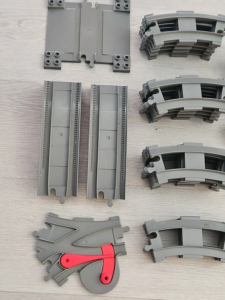 Lego Duplo Train Lot - Tracks Motorized Train Ramps Track Switcher Bridge 47 Pcs - Image 2 of 4