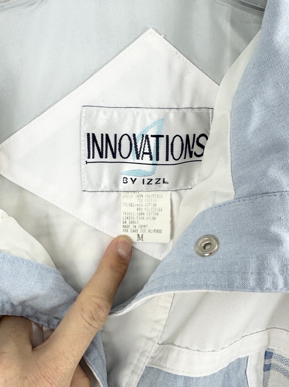 IZZI Vintage Patchwork Windbreaker Jacket Women’s… - image 3