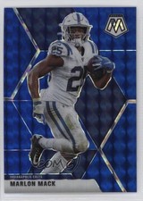 2020 Panini Mosaic Blue Mosaic Prizm 11/99 Marlon Mack #92 0q3