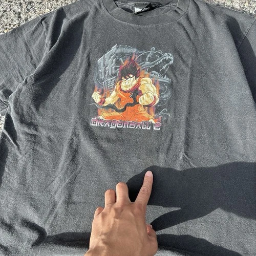 90s Faded Dragon Ball Z Graphic Tee Men’s L 1990s vintage concert t-shirt, vintage, single stitch, B+ condition