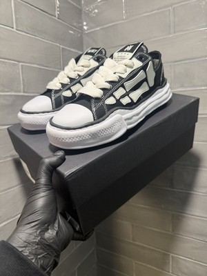 Maison Mihara Yasuhiro AMIRI Black White Men's Canvas Sneakers EU 41