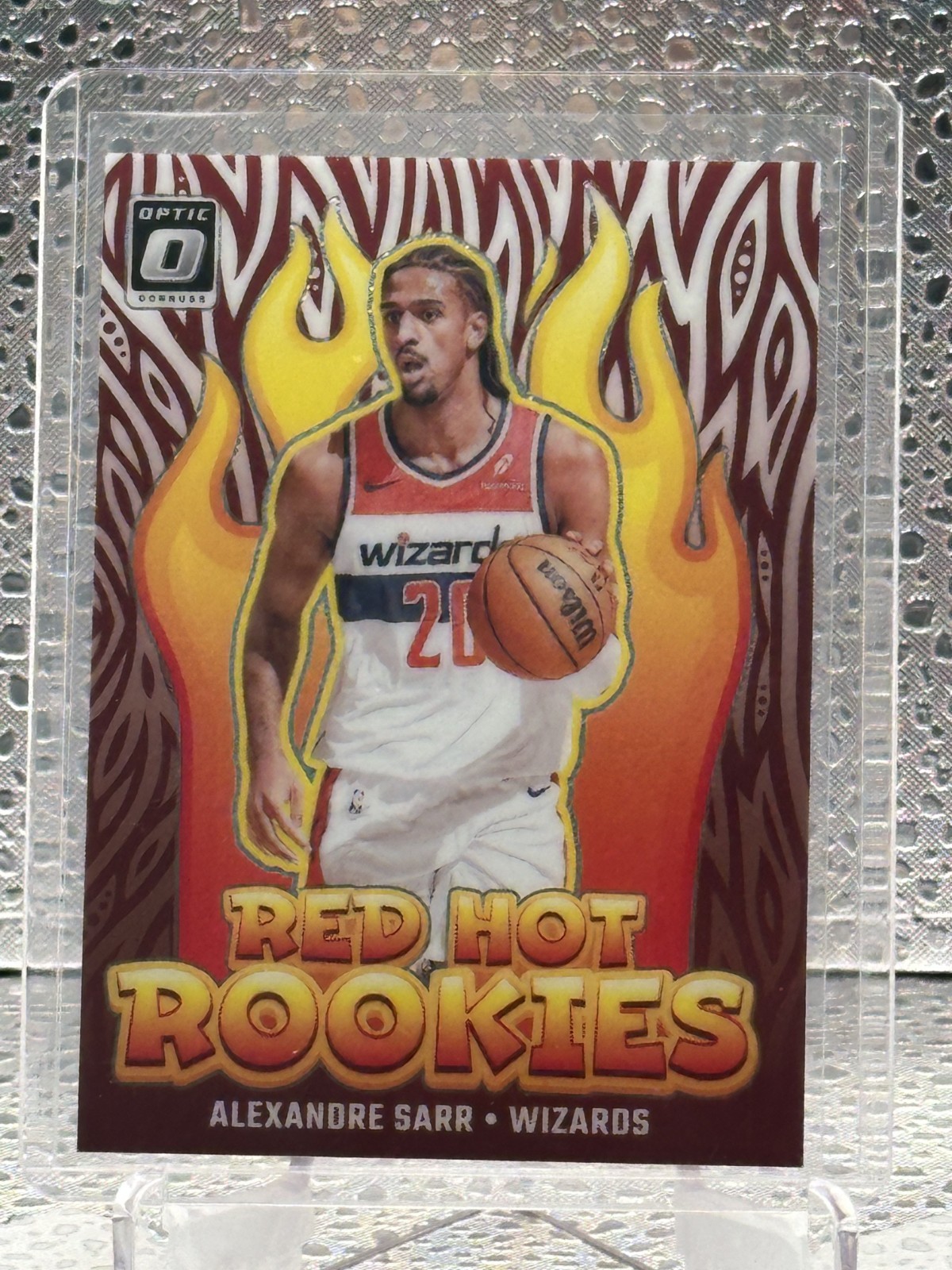 2024-25 Panini Donruss Optic Alexandre Sarr #2 Red Hot Rookies (RC)