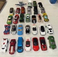 Hot Wheels Matchbox Loose Lot of 32 Cars Mixed Vintage  Modern Diecast Premium