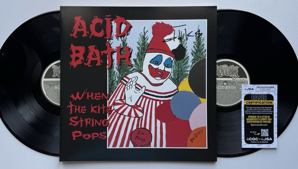 ASH  アルバム　LP CD サインあり ACID BATH DAX RIGGS SIGNED AUTOGRAPH VINYL ALBUM LP +JSA COA | eBay