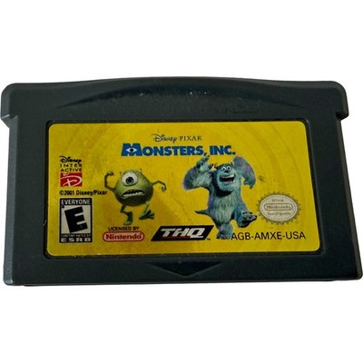 Disney Pixar Monsters Inc Game Boy Advance GBA Cartridge Only Tested Works THQ