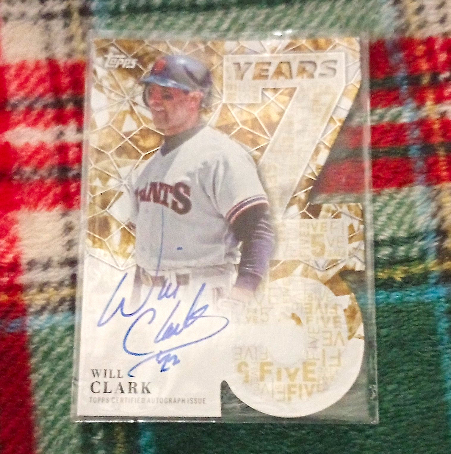 Topps 2026 Baseball 75 Years Autographs Will Clark Giants Auto #75YA-WC /50