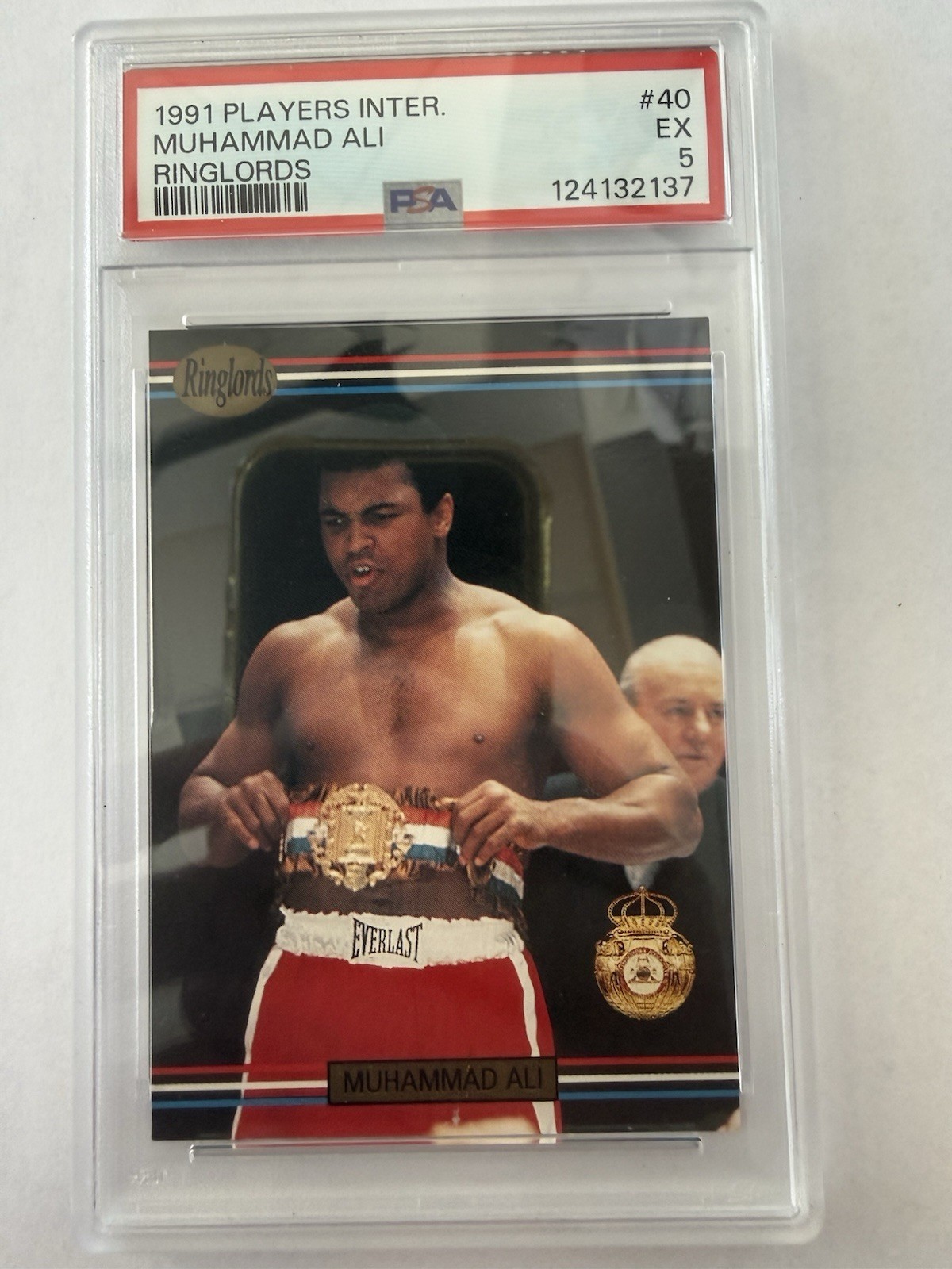 1991 Players International Ringlords Muhammad Ali #40 PSA 5