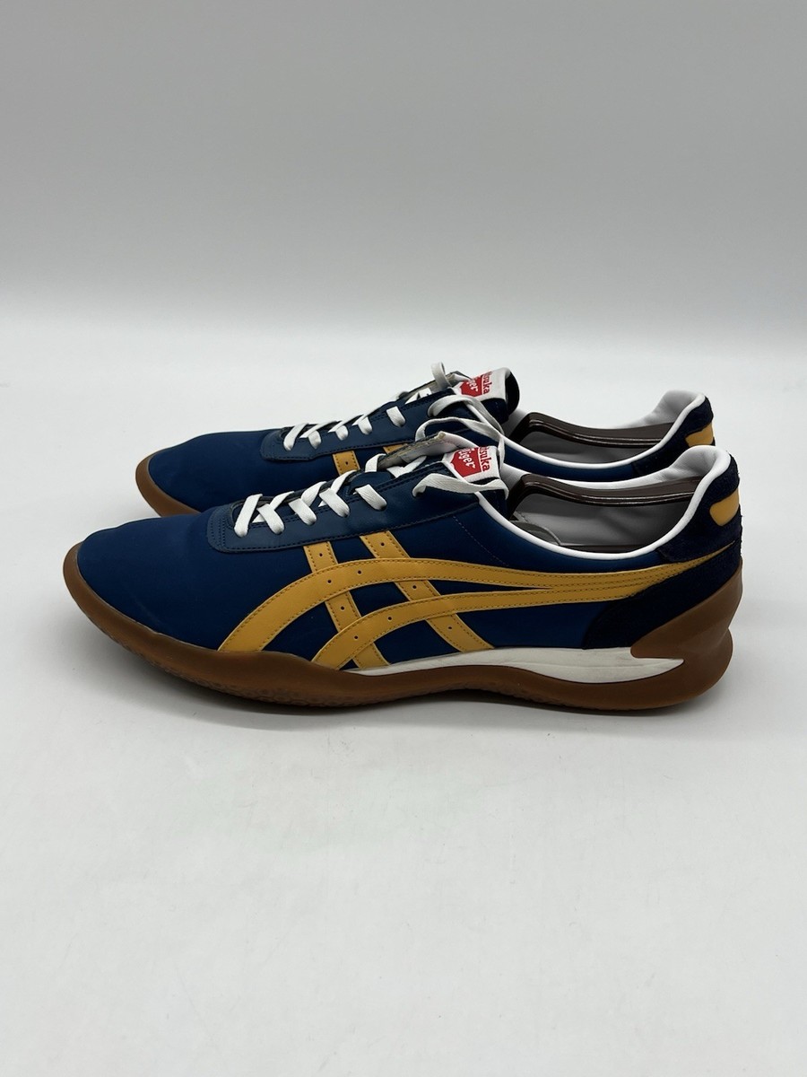 Asics Onitsuka Tiger Ohbori Ex Mens Sz 11 Blue Yellow Mesh Running Asics Onitsuka Tiger Ohbori Ex Mens Sz 11 Blue Yellow Mesh Running