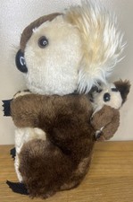 Vtg 1980s Koala Bear Plushie Mom Baby Brown Hugs Clean