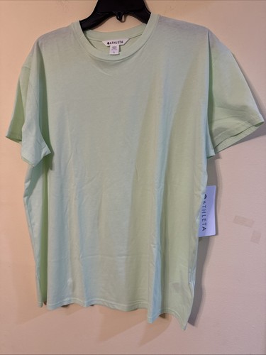 athleta true cotton T SHIRT LIGHT GREEN MEDIUM . RETAIL PRICE 49,00 New - Picture 8 of 15