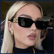Unisex Classic Square Mirror Sunglasses Small Frame Outdoor Sun Glasses