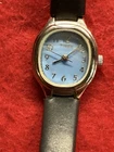 Vintage Timex ladies watch, Quartz, Blue dial, Runs