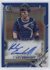 2021 Bowman Chrome Prospect Auto Blue Refractor /150 Kale Emshoff #CPA-KE Auto
