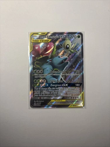 Celebi & Venusaur GX SM167 Sm Holo