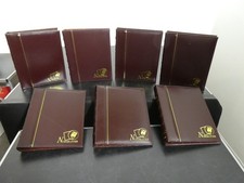 7 x  Alben, Deutsche Post, für Numisblätter