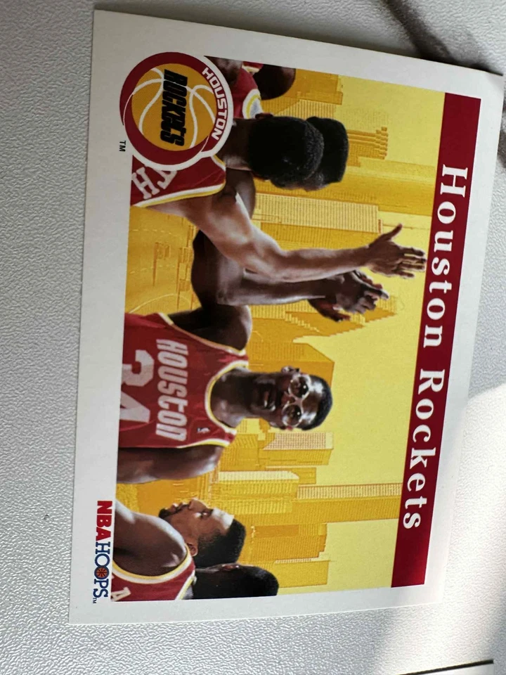 1992-93 NBA Hoops Houston Rockets Card Lot (14) – Otis Thorpe - Vintage Set - Image 3 of 3