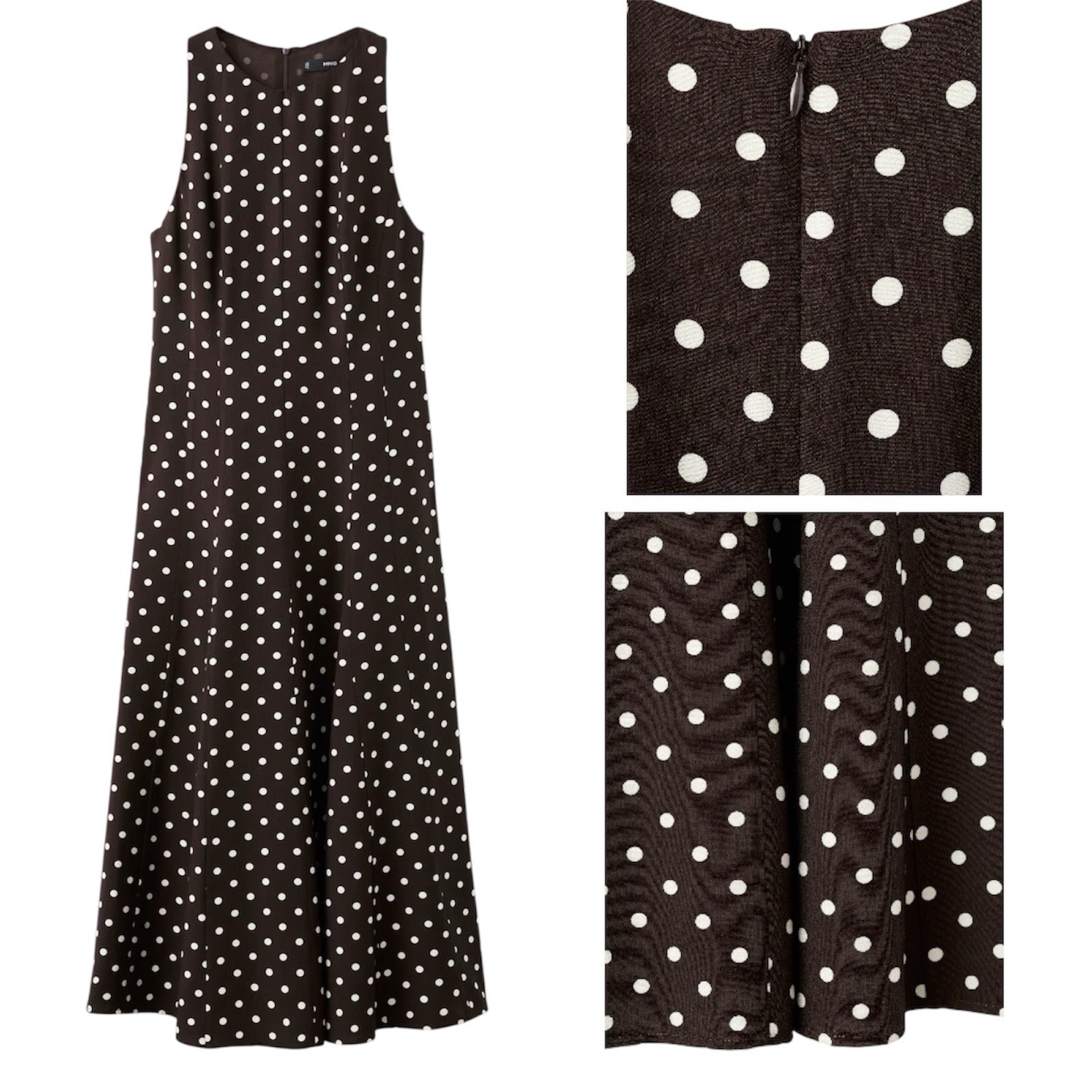 MANGO shop.mango.com Q 00 A-LINE POLKA-DOT DRESS thumbnail 2
