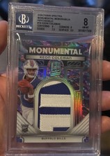 2024 Panini- Monumental Psychedelic Keon Coleman 2/5 RARE!(MEM, RC)