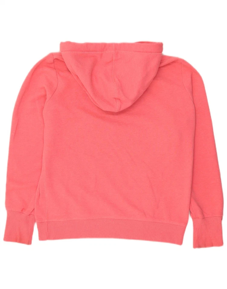 Sudadera con capucha gráfica SUPERDRY para mujer Reino Unido 16 grande rosa algodón AM37 Foto 2 de 4