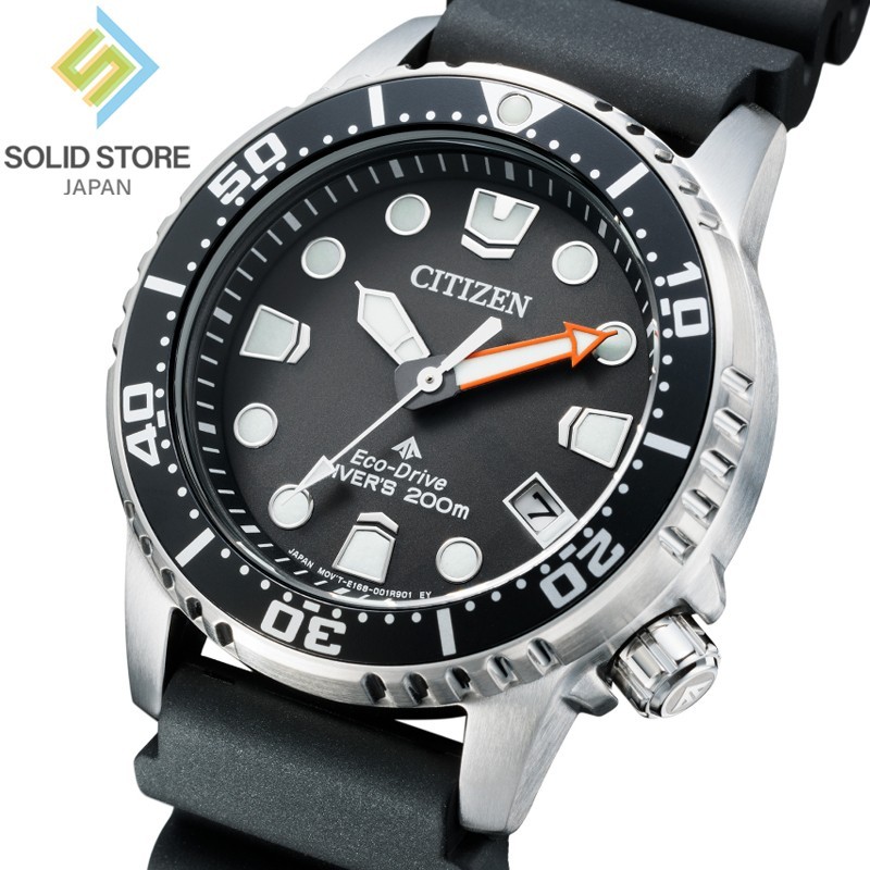 美品CITIZEN PROMASTER Eco-Drive EO2020-08E CITIZEN PROMASTER MARINE EO2020-08E Eco-Drive Solar Diver Watch