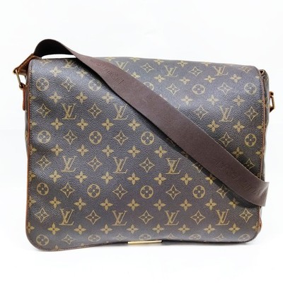 NO TARIFF Louis Vuitton LV Shoulder Bag M45257 Abbess Brown