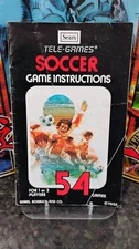 Vtg 1981 SOCCER Atari 2600 System SEARS Tele-Games Instruction Booklet **ONLY**