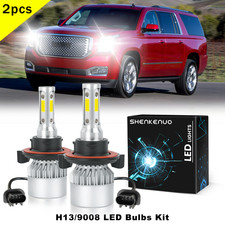 For GMC Yukon 2007-2014 - 6500K LED Headlight High/Low Beam Bulbs Kit 2X White
