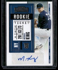 2020 Panini Contenders Michael King #158 Auto