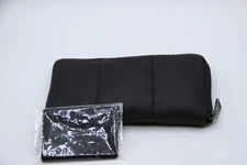 NEW MONCLER BLACK AUTHENTIC EYEGLASSES SUNGLASSES POUCH ZIPPER CASE