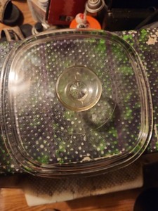 Pyrex Glass Lid A9C fits A-2-B & A-3-B, A-8-B & 9" Corning Ware Casseroles A-9-C