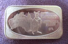The Kangaroo RARE #ed -Chattanooga Coins  1 Troy Oz. .999 Fine Silver Bar USSC