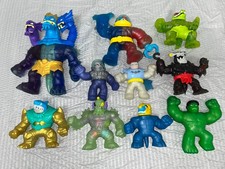 Goo Jit Zu Lot - 10 Different Figures Batman, Hydra, Hulk  More