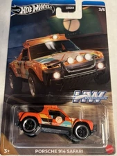 2024 Hot Wheels 2024Speed Graphics Porsche 914 Safari Orange 3/5
